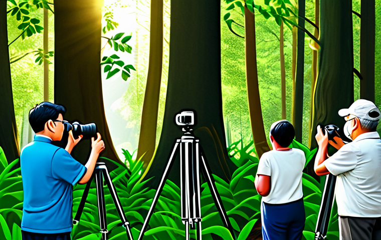 생물종 관찰 기록의 정책적 지원 방안 - Tax Incentives & Nature Observation**
"A group of fully clothed people of diverse ages are enthusia...